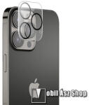 JOYROOM APPLE iPhone 14 Pro Max, JOYROOM MIRROR kameralencse üvegfólia, 1db, 9H, 0, 2mm, Átlátszó (JR-LJ3)