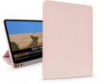 DEVIA ST357763 Devia Apple iPad 10.2 (2019/2020/2021) tablet tok, Leather Case, műbőr, Apple Pencil tartóval, mágneses töltővel, rózsaszín (ST357763)