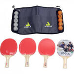 JOOLA Spirit családi pingpong szett (4 ütő, 10 labda+táska)