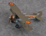 Easy Model Gladiator Mk. I 1/1/2 Ie Escadrille du ler Grouppe du 2e Regiment Aeronatiqe 1: 72 (36459)