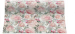 PAW Asztali futó 40 cm x 24 m textilhatású Gorgeous Roses