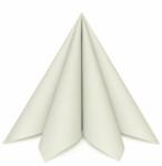 Mank textilhatású szalvéta 40x40 cm 50 lap/csomag - világos szürke