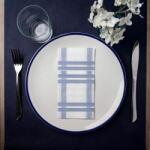 Mapelor Textúrált szalvéta 30x40 cm 1/6 hajtás 50 lap/csomag - Napoles kék