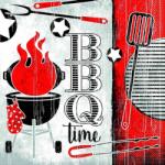 Mank Papírszalvéta 33x33 cm 100 lap/csomag BBQ time