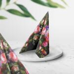 PAW papírszalvéta 33x33 cm 3 rétegű 20 lap/csomag Bársonyos rózsák