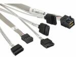 Supermicro Kábel Supermicro mini SAS HD | 4x SATA 90/90/75/75 / 75cm | CBL-SAST-0556 (CBL-SAST-0556)