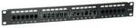 Equip 235325 Patch panel (24 port, Cat5e, 1U, árnyékolatlan, fekete) (EQUIP_235325) (EQUIP_235325)