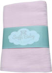 Soffi Baby takaró muszlin dupla rózsaszín 70x90cm - babamarket