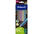 Pelikan Set creioane colorate lacuite, mina 3 mm, 10 culori metalice/set, Pelikan 701235