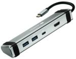 CANYON USB elosztó-HUB/dokkoló, USB-C/USB 3.0/HDMI, CANYON DS-3 (CATDS03DG) - papirdepo