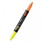 Pentel Двулицев маркер Pentel Twin Checker жълт и оранжев, 1.0 - 3.5 mm, за всички типове хартия