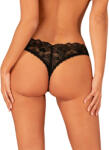 Obsessive Donna Dream Crotchless Thong Black XS/S