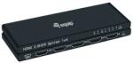 Equip HDMI Video-Splitter - 332717 (4 port, HDMI2.0, 3D, 4K/60Hz, HDR/HDCP Ready, fekete) (332717) - pcx