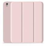 DEVIA ST378294 Devia Apple iPad 10.9 (2022) tablet tok, Rosy Series, műbőr, Apple Pencil tartóval, rózsaszín (ST378294)