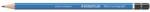 STAEDTLER Grafitceruza, B, hatszögletű, STAEDTLER "Mars Lumograph 100 (TS100B) - tonerprint