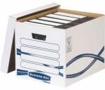 Fellowes Archiválókonténer, karton, FELLOWES, "Bankers Box Basic Tall", kék-fehér (10 db) (IFW44610)