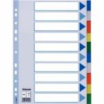 ESSELTE Regiszter, műanyag, A4, 10 részes, ESSELTE (E15261) - tonerprint