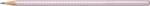 Faber-Castell Grafitceruza, B, háromszögletű, FABER-CASTELL "Sparkle", metál rózsaszín