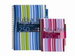 Pukka Pad Spirálfüzet, A5, vonalas, 125 lap, PUKKA PAD "Stripe project book (PUPBA5) - tonerprint