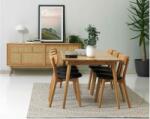 Furniria Design étkezőasztal Tallys 190 cm természetes tölgy