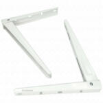  Klímatartó Konzol 450mm. 120 Kg-ig # (1 pár) szinterezett 450x365 mm. Kültéri Klímaberendezésekhez (+felszereléshez szükséges tartozékok) #