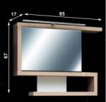 GUIDO Nilus 01 tükrös, felső szekrény LED világítással