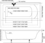 M-Acryl Fresh egyenes akril kád 180x80