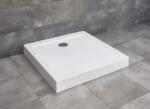 Radaway Doros Stone C 90x90 szögletes kőhatású akril zuhanytálca előlappal