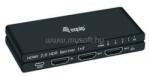 EQUIP HDMI Video-Splitter - 332716 (2 port, HDMI2.0, 3D, 4K/60Hz, HDR/HDCP Ready, fekete) (EQUIP_332716) (EQUIP_332716)