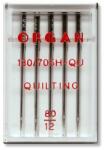 Organ 5 ace pentru quilting Organ: simple, titanium si anti-glue, cu finete acului intre 75-90 (593000) - masinidecusut