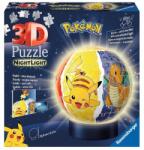 Ravensburger Ravensburger, Pokemon, bila cu lumina, puzzle 3D, 72 piese