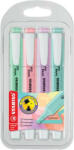  Szövegkiemelő készlet, 1-4 mm, STABILO "Swing Cool Pastel", 4 különböző szín (COTST275408)
