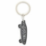 Vans Wm Metal Skateboard Keychain Antique Silver