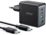 JOYROOM Incarcator Priza 2 x Type-C, 2 x USB, 67W + cablu Type-C, 100W - JoyRoom (TCG02) - Black