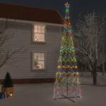 vidaXL kúp alakú karácsonyfa 3000 színes LED-del 230 x 800 cm (343516) - vidaxl