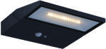 ZAMBELIS LIGHTS grafit LED mozgásérzékelős napelemes kültéri fali lámpa (ZAM-E303) LED 1 izzós IP65 (E303)