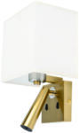 ZAMBELIS LIGHTS fehér-arany LED falikar (ZAM-H73) E27+LED 2 izzós IP20 (H73)