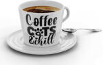  Coffee cats and chill - Kávéscsésze (Ajándék kistányérral) (505120)