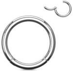  Végtelen karika, kapoccsal Ezüst 10mm