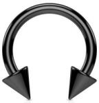  Patkó tüskékkel Fekete színű