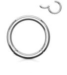  Végtelen karika, kapoccsal Ezüst színű 8mm