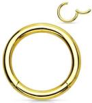  Végtelen karika, kapoccsal Arany 12mm