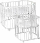  VENLI gyerek növekvő kiságy 7az1-ben matraccal - fehér (WL83579)