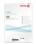 Xerox Etikett, univerzális, 63, 5x38, 1 mm, kerekített sarkú, XEROX, 2100 etikett/csomag (100 lap) (LX96298)