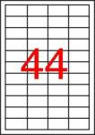 APLI Etikett, univerzális, 48, 5x25, 4 mm, APLI, 440 etikett/csomag (10 lap) (LCA12925)