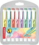 STABILO Szövegkiemelõ készlet, 1-4 mm, STABILO "Swing Cool Pastel", 8 különbözõ szín (8 db) (TST2758081)