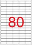 APLI Etikett, univerzális, 35, 6x16, 9 mm, eltávolítható, kerekített sarkú, APLI, 2000 etikett/csomag (25 lap) (LCA10199)