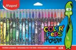 Maped Filctoll készlet, 2, 8 mm, kimosható, MAPED "Color`Peps Monster" 24 különbözõ szín (24 db)