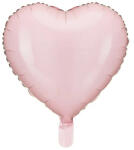 Partydeco Egyszínű szív fólia lufi 18" 45cm rózsaszín szív (LUFI952928)