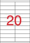 APLI Etikett, univerzális, 105x29 mm, APLI, 2000 etikett/csomag (01299) - molnarpapir